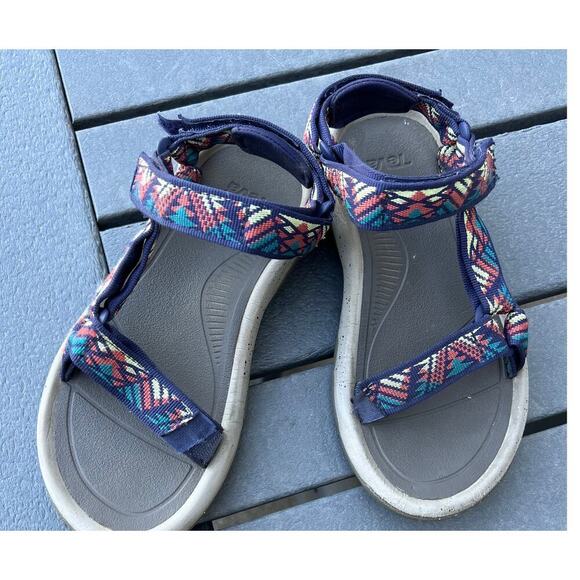 Teva multi-color Hurricane Xlt2 Sport velcro sandals, women's, size 6 - Picture 3 of 7